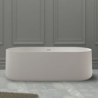 Ванна из искусственного камня ABBER Stein AS9607 170x75см белый матовый